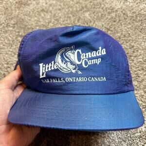 Vintage Ontario Canada‎ Fishing Iridescent snapback hat